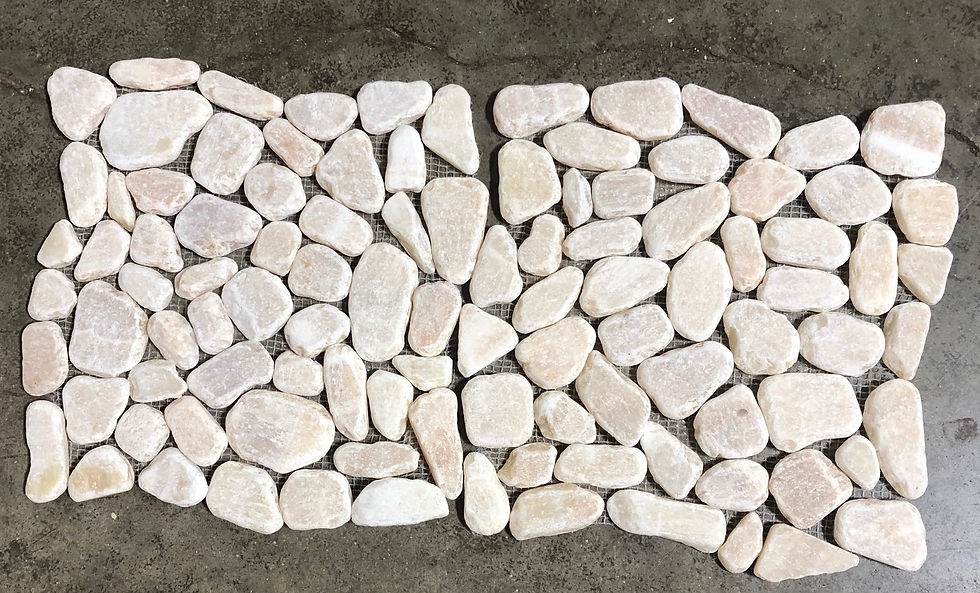 Thumbnail: Mosaic Onyx 12x12  Butterscotch Cream Honey Patio Rock Tile