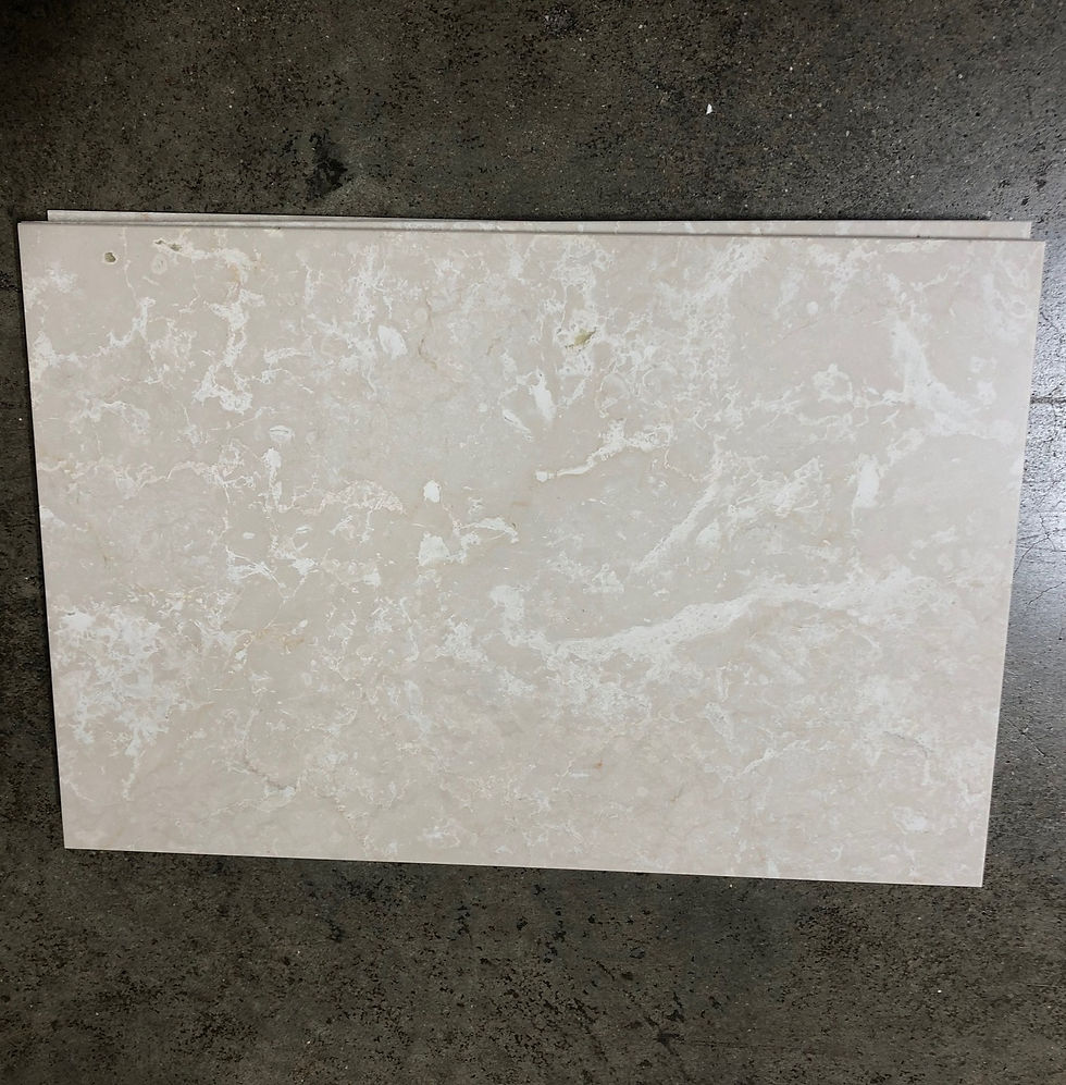 Thumbnail: White Botticino Marble 12x18 Tile