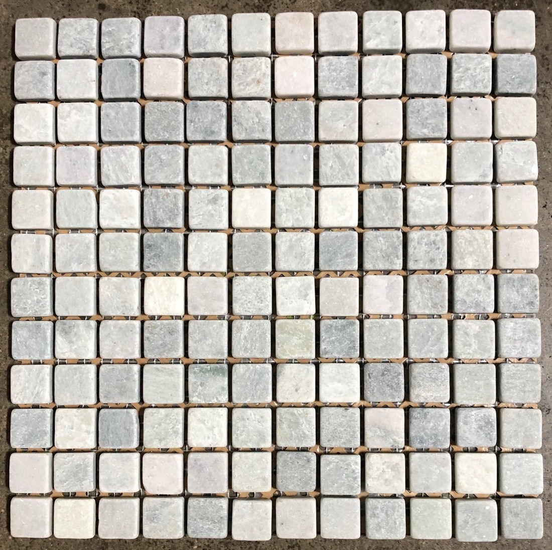 12x12 Emerald Light Mint 1x1 Natural Stone Mosaic Backsplash Tile