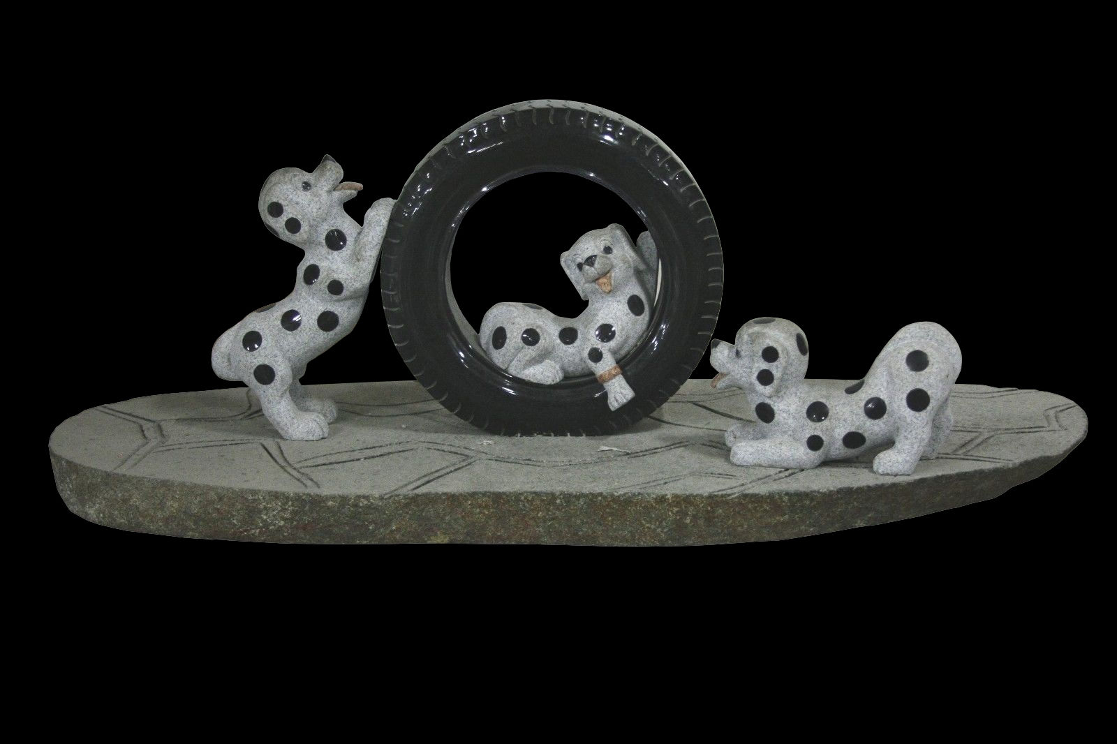 Dalmatian Puppy Sculpture