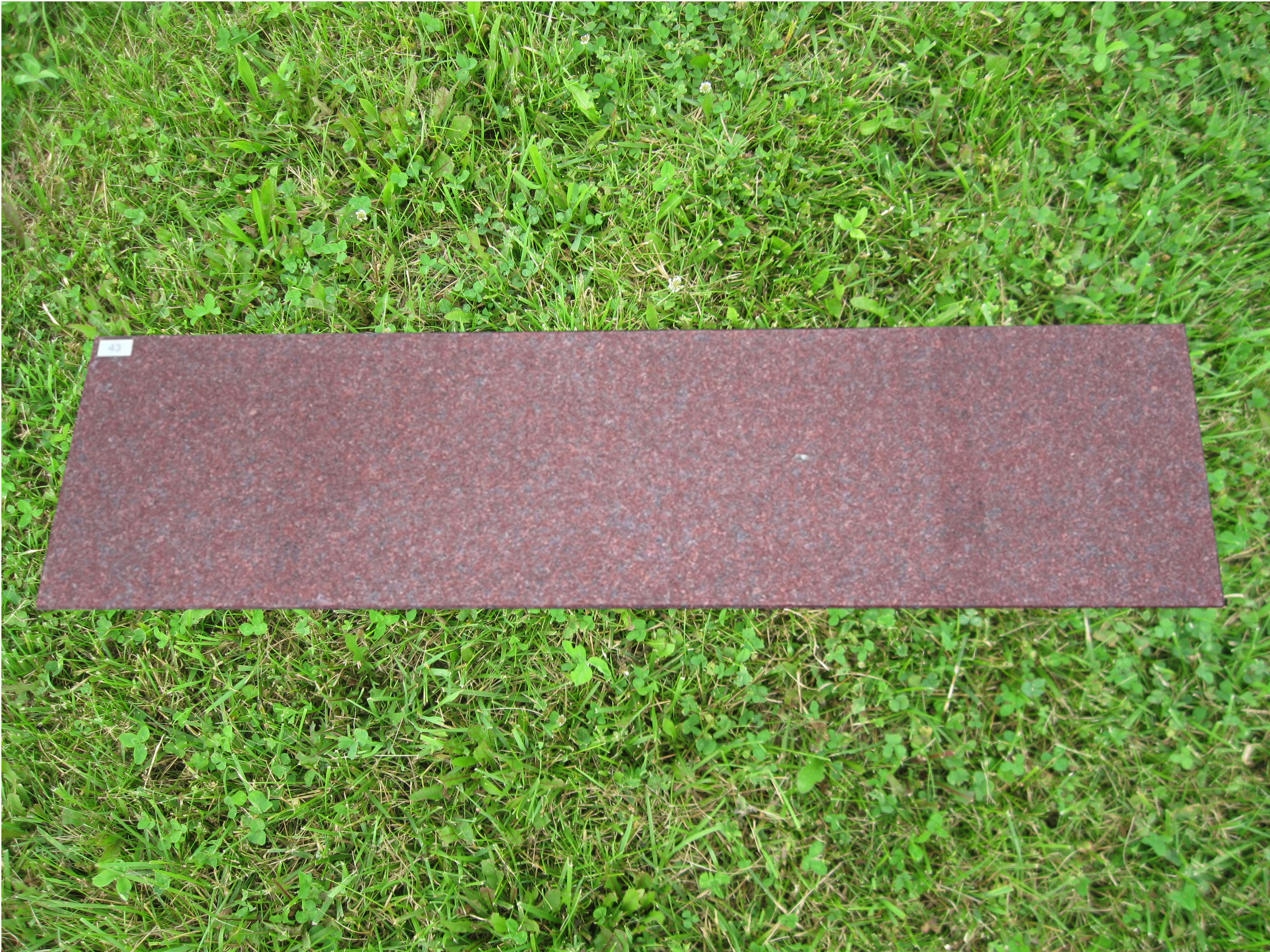 Red Granite Double Grass Marker DGM-43