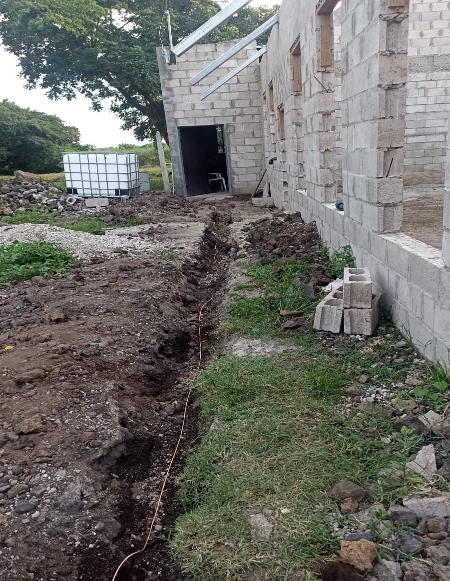 We are also trying to get power
to the building so the church can
pay its electricity bill.