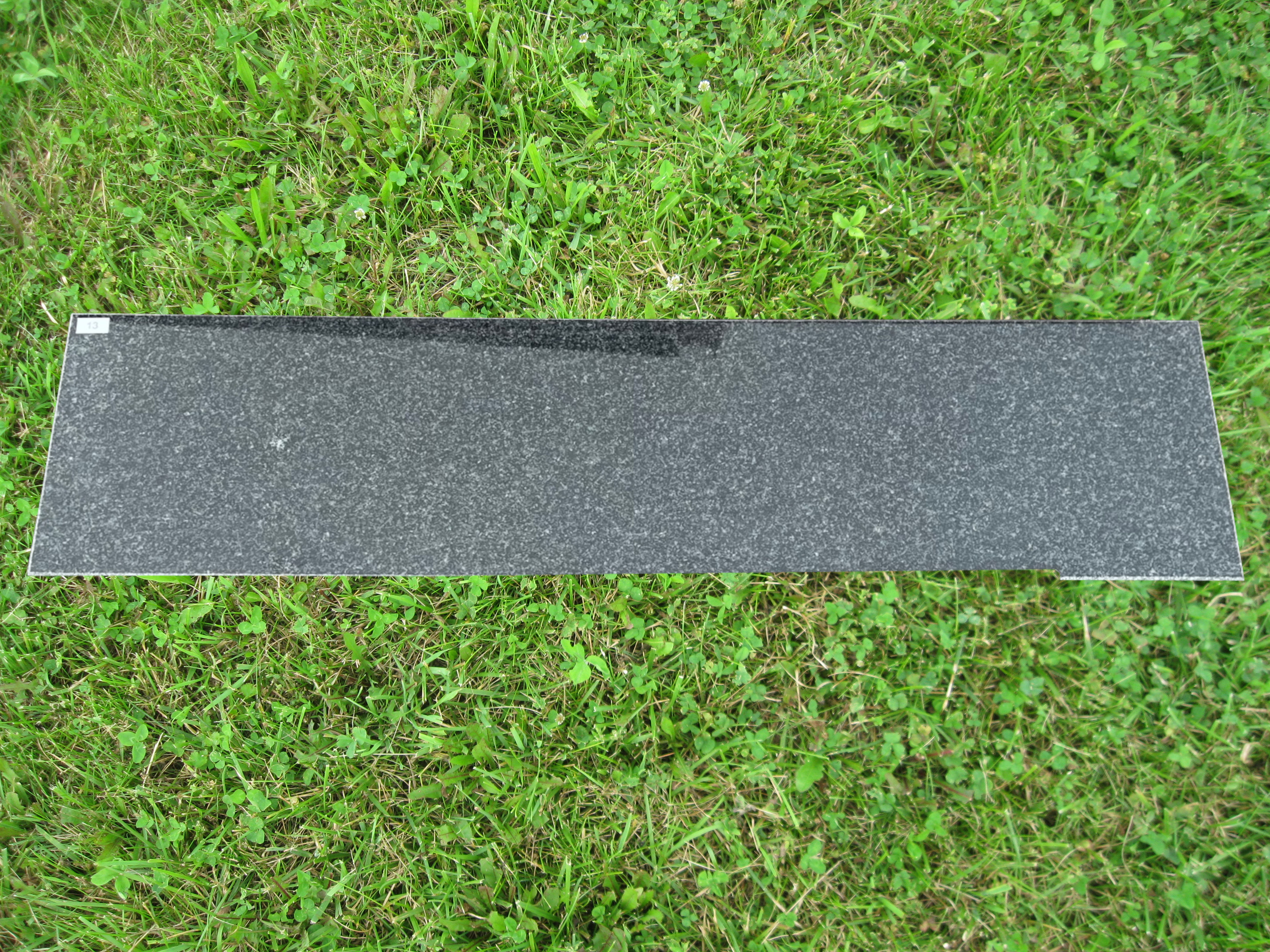 Dark Gray Granite Double Grass Marker DGM-13