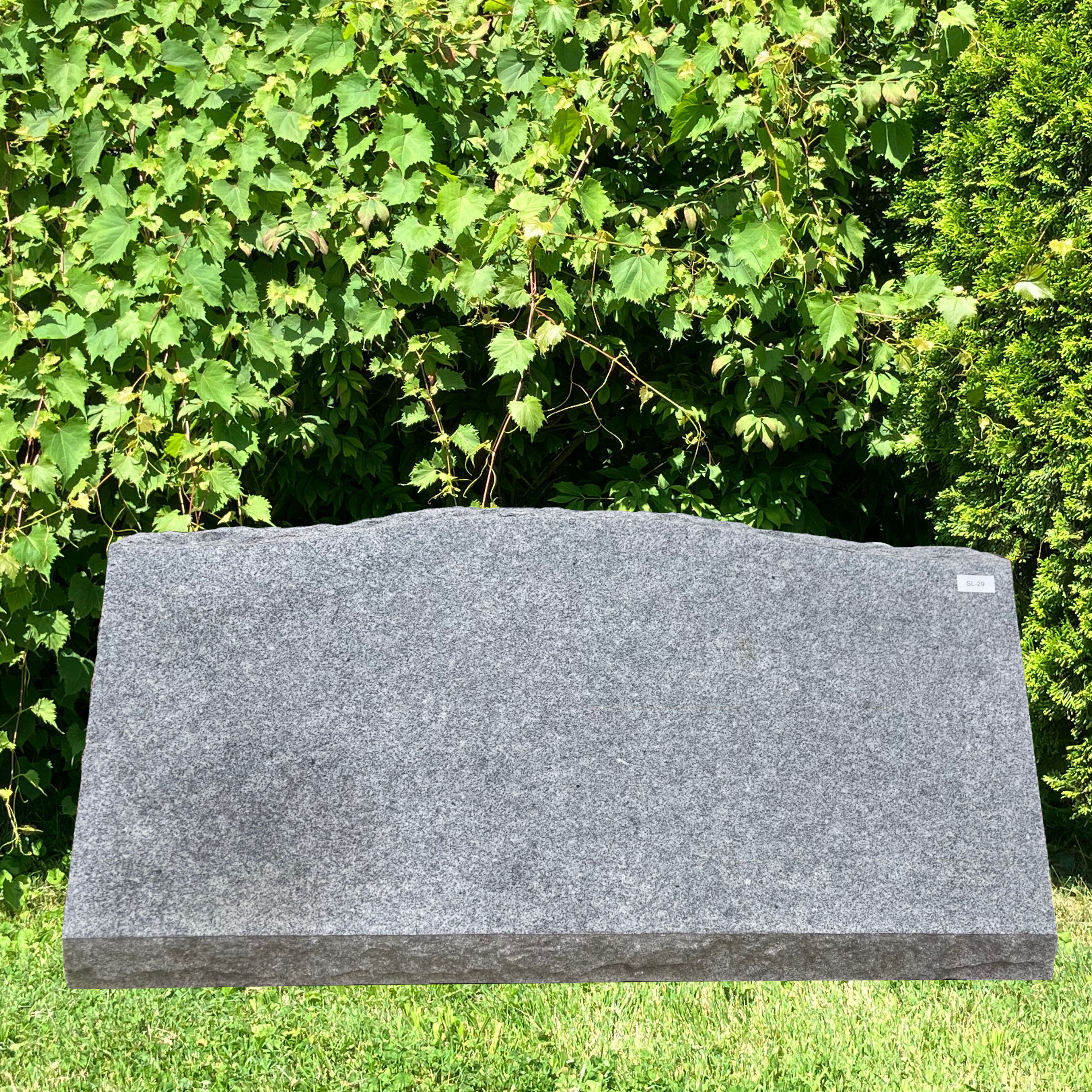 Gray Granite Serpentine Slant Headstone Monument 36x17x11 SL-29