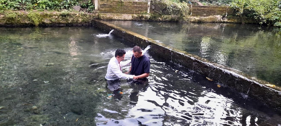September 17, 2023:  For the honor and glory of God, today we had another baptism