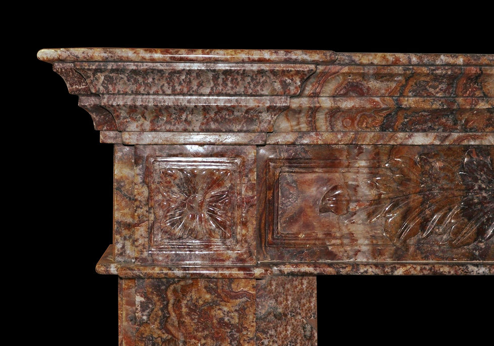 Red Onyx Fireplace Surround