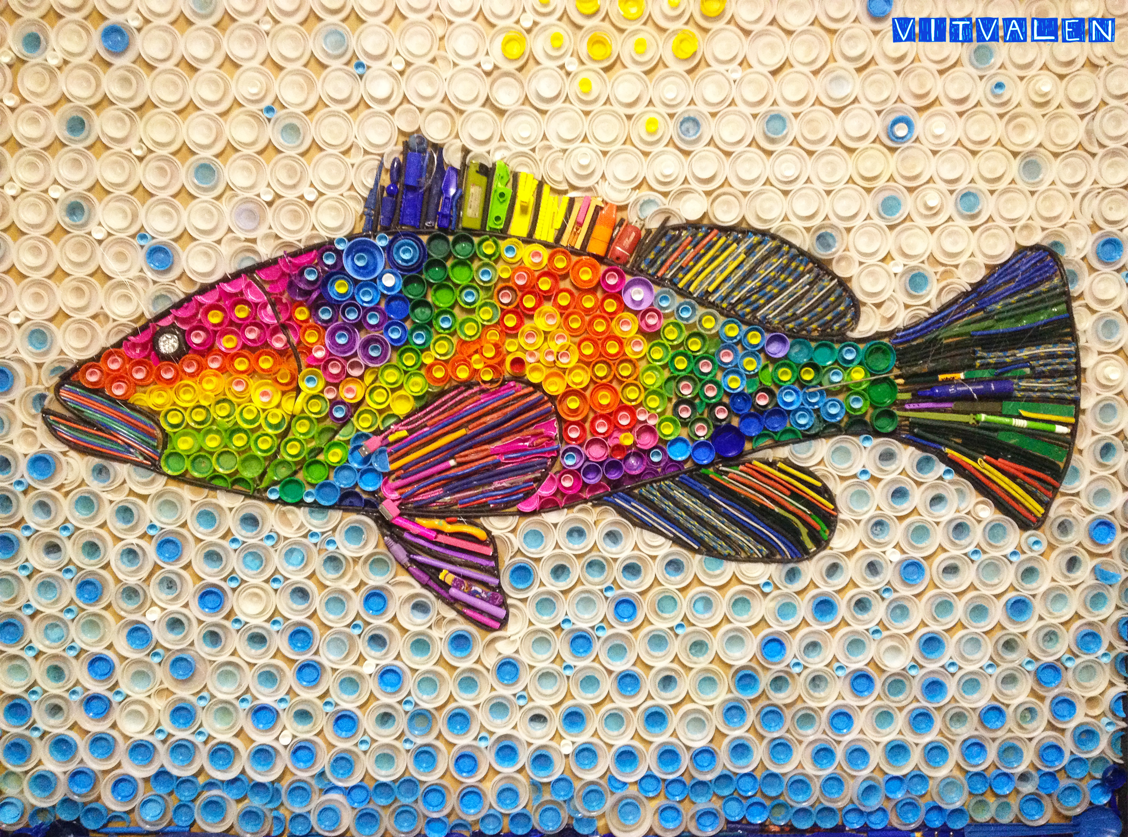 Peixe Plástico - Acervo particular