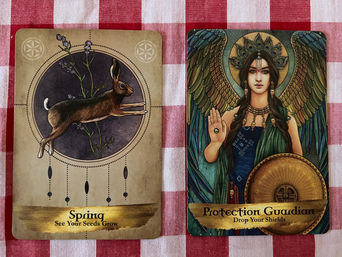 Exploring the Meaning of Spring and Protection Guardians in Oracle Cards - Angels and Ancestors - 10th September 2024