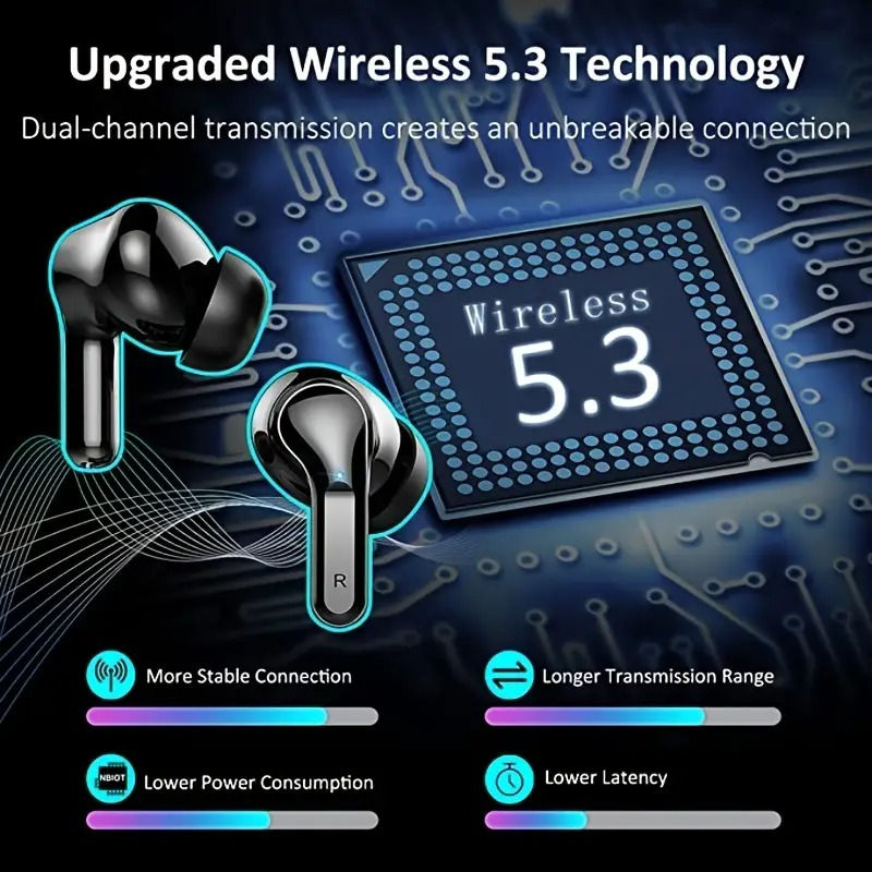 Thumbnail: TWS Earphones with ENC, 7-Hour Battery Life, Clear Calls