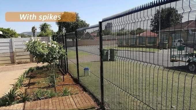 Thumbnail: 3D CURVY CLEAR VIEW fENCE panels 1.5m x 3m
