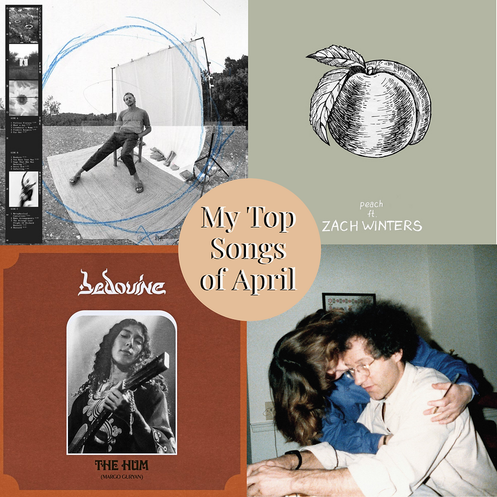 My Top Songs of April