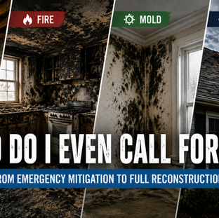“Who Do I Even Call For This?” — What Happens After a Flood, Fire, Mold Problem, or Storm in Iowa