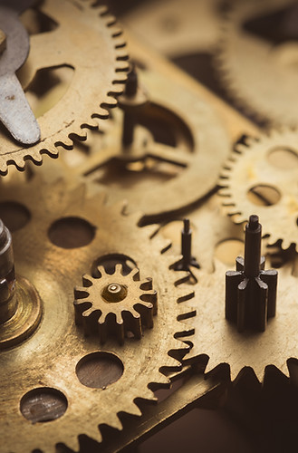 Closeup Of Gears