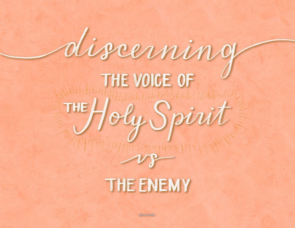 8 Ways to Discern the Voice of the Holy Spirit vs the enemy