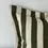 Thumbnail: Dark  green & cream stripped cushion cover