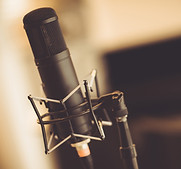 Tube Microphone in Studio