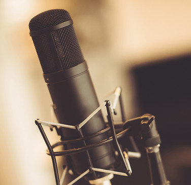 Tube Microphone in Studio