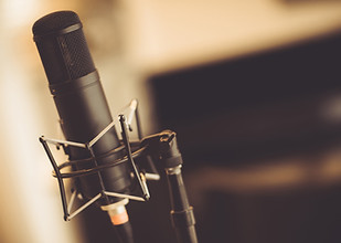 Microphone Tube en studio