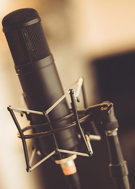 Tube Microphone in Studio
