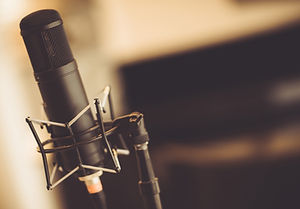 Tube Microphone in Studio