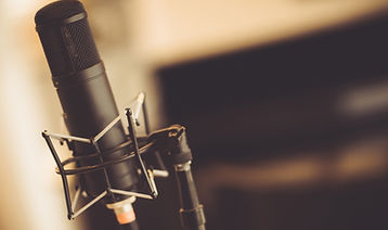 Tube Microphone in Studio