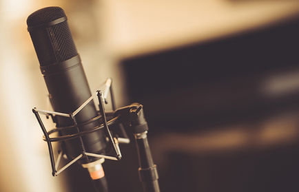 Micrófono de tubo en Studio