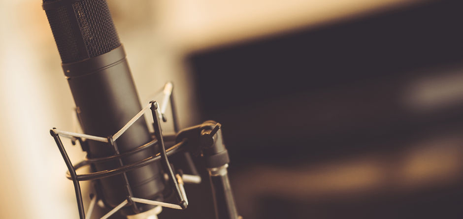 Tube Microphone in Studio