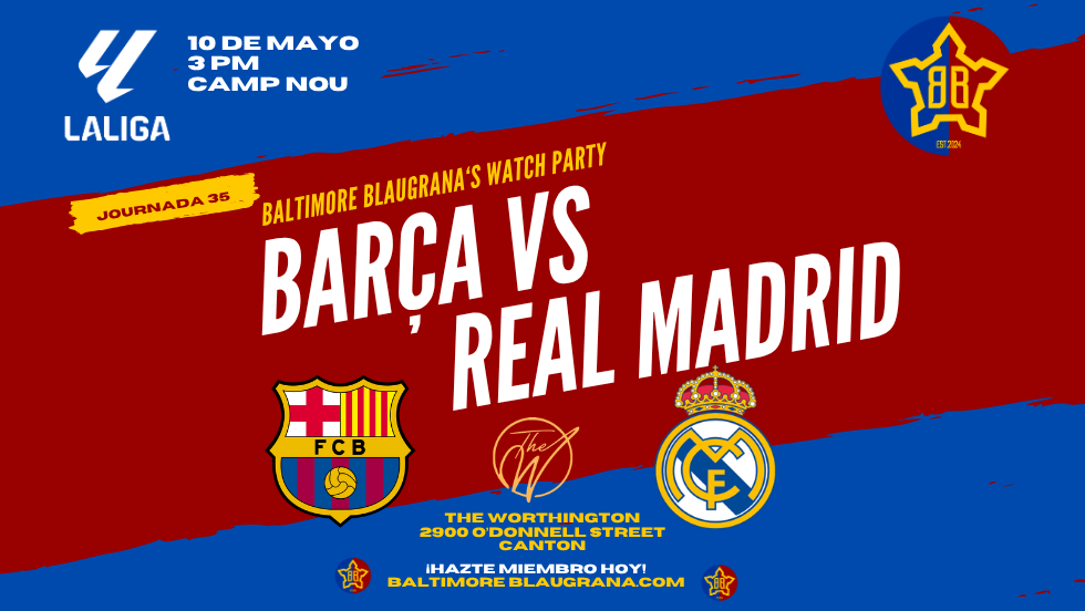 Baltimore Blaugrana's Mother's Day El Clásico