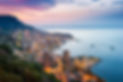 Costa di Cannes visibile da uno yacht