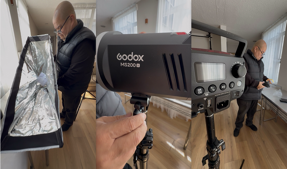 Carlos Latapi, equipo Godox comprado en Mercado Libre, entrega en 24 hrs. 