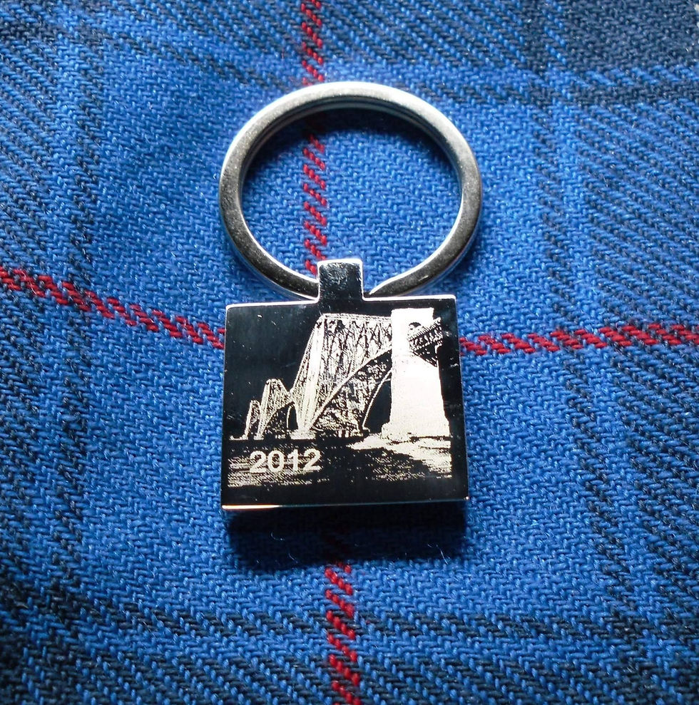 Thumbnail: Luxury Square Keyring