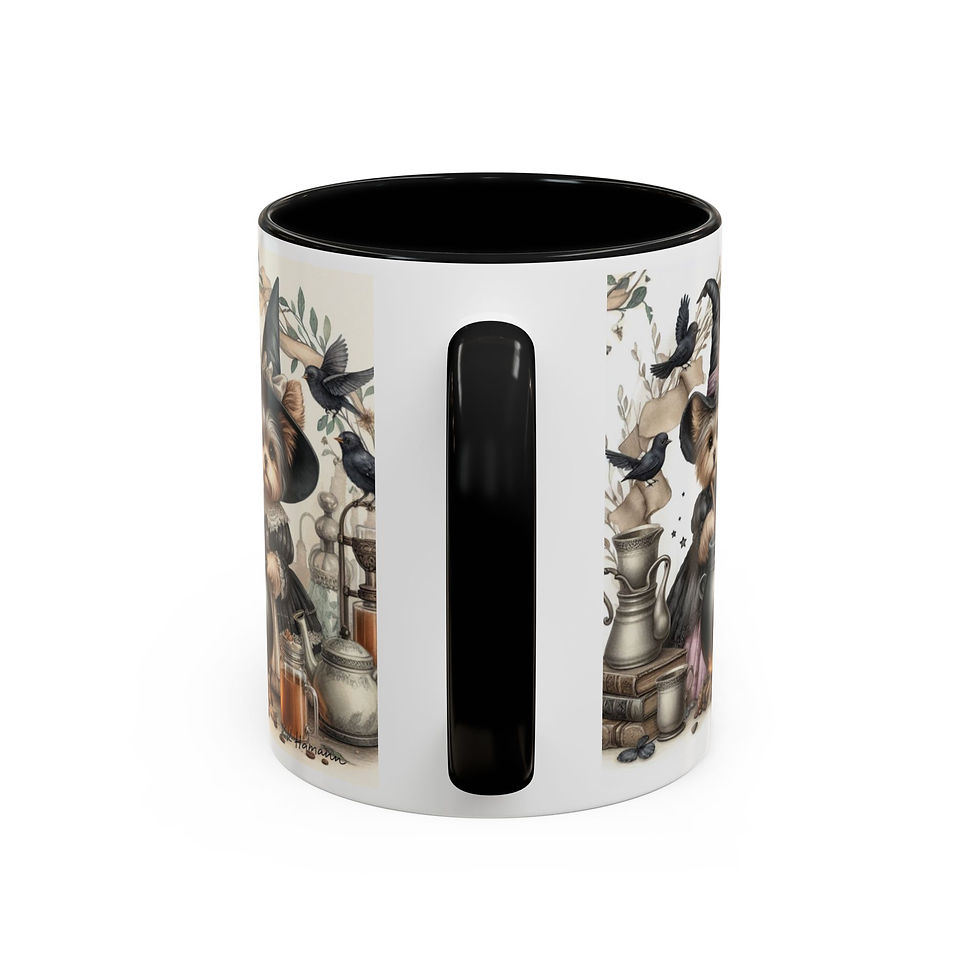Thumbnail: Yorkie "Apothecary" - Accent Coffee Mug 11 oz