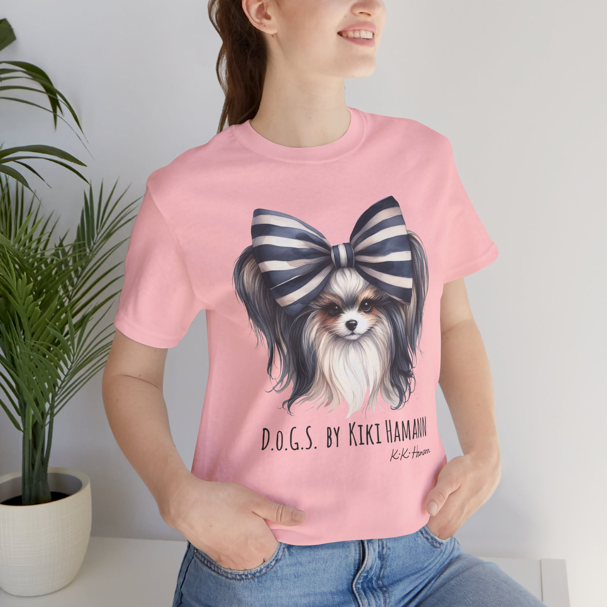 Papillon  "Bows"  Tshirt (Boyfriend Cut)