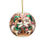 Thumbnail: Pekingese 5 "Elves", ceramic circle ornament
