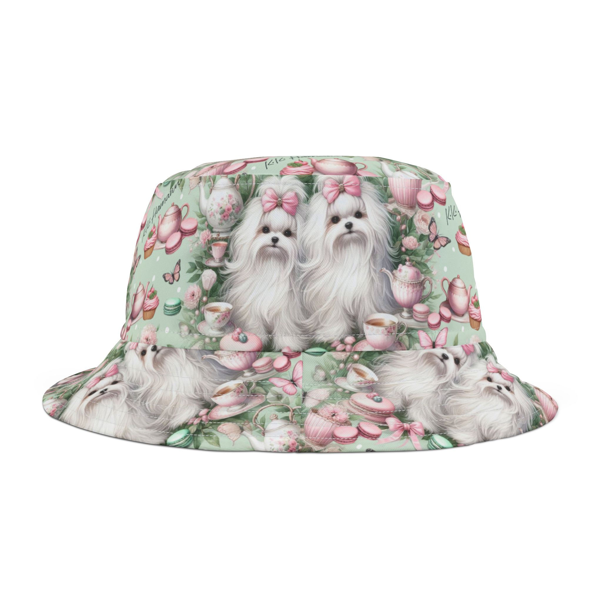 Malteses -  "Tea Party" Bucket Hat 