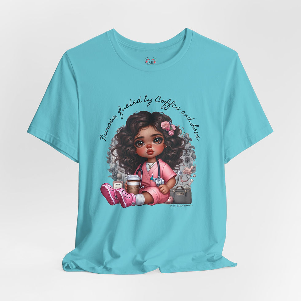 Thumbnail: Nurse Maria Coffee and Love" Tshirt (Boyfriend Cut)