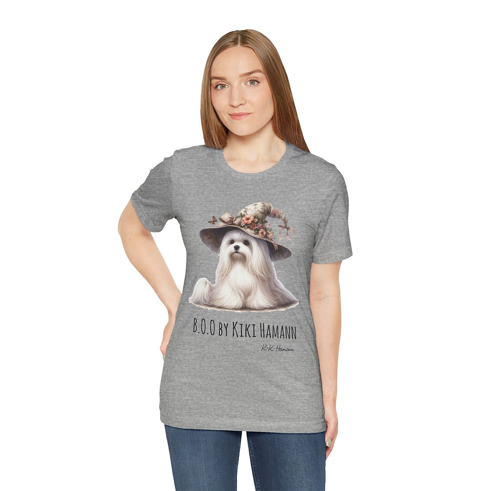 Thumbnail: Maltese "Boo"  Tshirt (Boyfriend Cut)