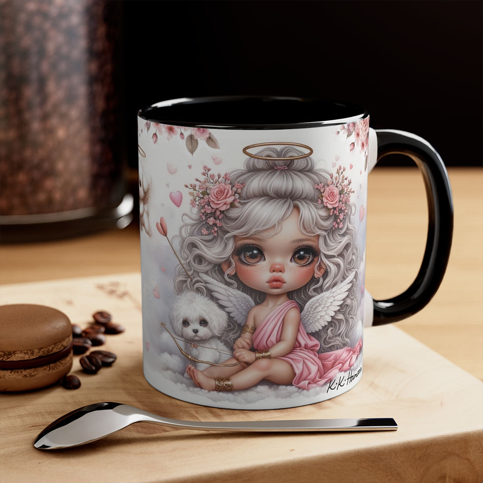 Thumbnail: Maltese "Cupid Affair"  Art Mug 