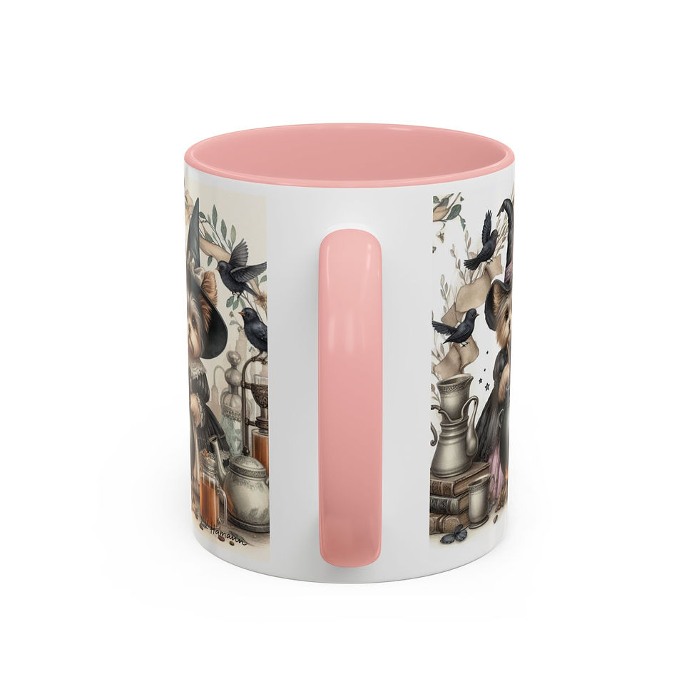 Thumbnail: Yorkie "Apothecary" - Accent Coffee Mug 11 oz