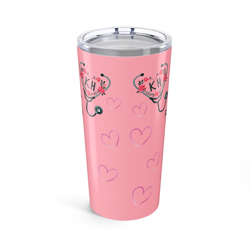 Thumbnail: Nurse Jill "Moved by Coffee and Love" - Tumbler 20oz