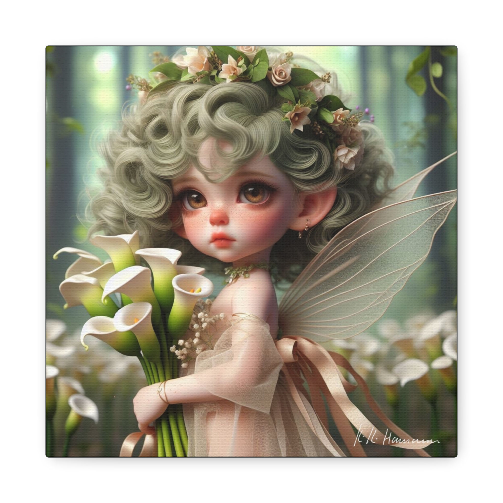 Calla Lily 3 - Canvas Print - Gallery Style - Flower Fairies
