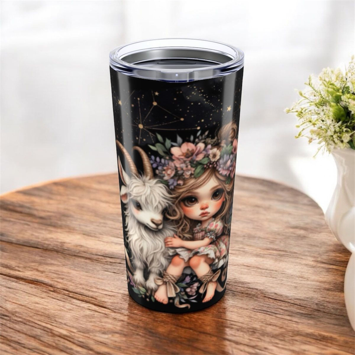 Capricorn Zodiac Fairy Serenity Tumbler Collection