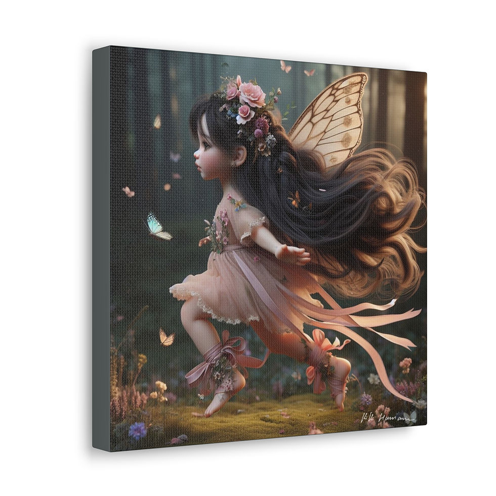Thumbnail: Evie1 Canvas Print - Gallery Style -  Fairyland  