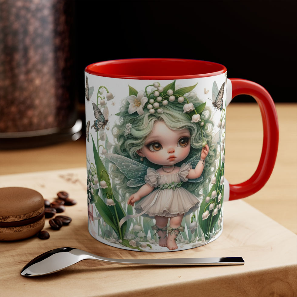 Thumbnail: Lily of the Valley  Fairy  "Flower Fairies"  Art Mug 