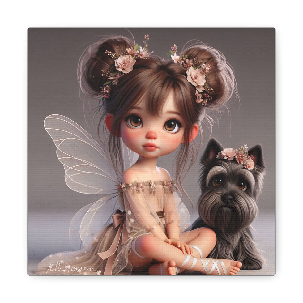 Scottish Terrier 1 - Canvas Print - Gallery Style -  Fairy Tails