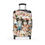 Thumbnail: Japanese Chin "Tourists" Hard Shell Suitcase with Florals, 3 sizes
