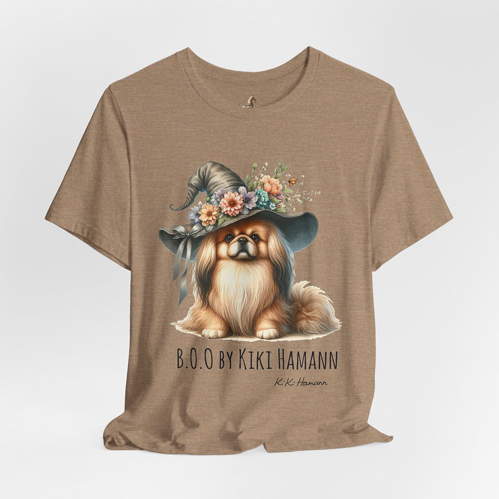 Thumbnail: Pekingese  "Boo"  Tshirt (Boyfriend Cut)
