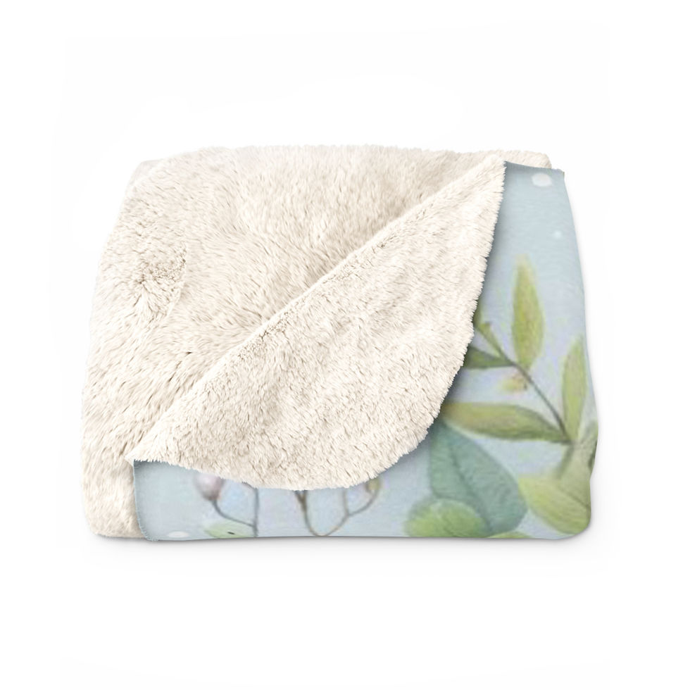 Thumbnail: Sage's Bird  Blanket  - Vintage Fancy Magic