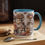 Thumbnail: Pomeranian "Crochet Club" - Accent Coffee Mug 11 oz