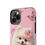 Thumbnail: IPhone Pomeranian Pink Retro Phone - Tough  Cases